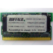 BUFFALO DM333-D512/MC-FJ 512MB DDR microDIMM 172pin (Ступино)