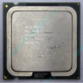 Процессор Intel Celeron D 345J (3.06GHz /256kb /533MHz) SL7TQ s.775 (Ступино)