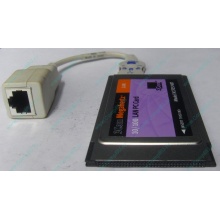 Сетевая карта для ноутбука 3COM Mehahertz 3CCFE574BT (PCMCIA) - Ступино